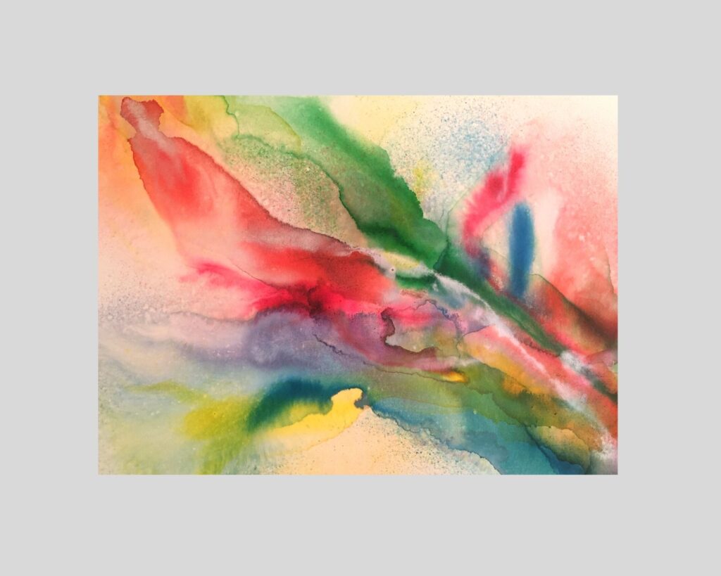 buntes Wandbild