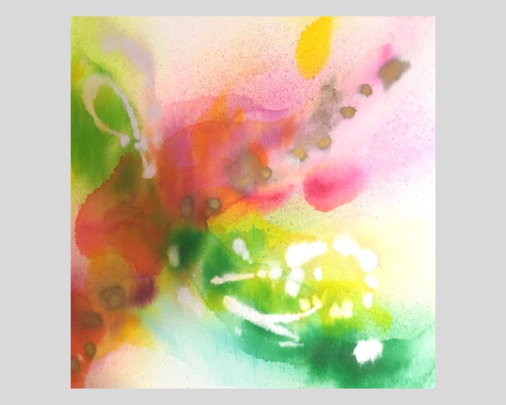 Wandbild-Grace-of-the-hummingbird