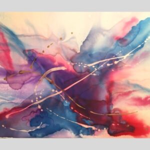 buntes Wandbild